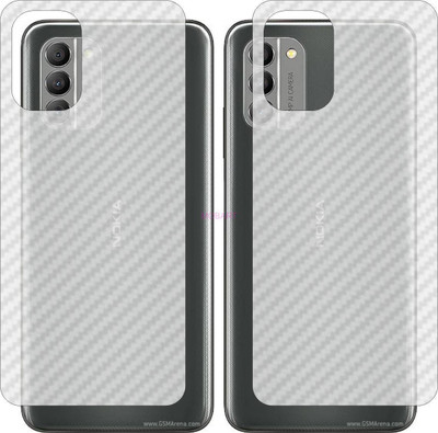 MOBART Back Screen Guard for NOKIA G400 N1530DL (3D Carbon Fiber Finish)(Pack of 2)