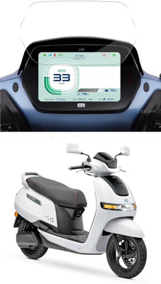 HOBBYTRONICS Back Screen Guard for TVS iQube S, TVS iQube S EV Speedometer(Pack of 1)