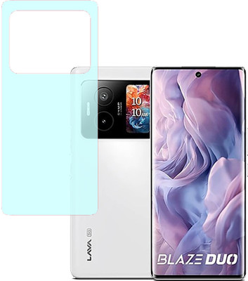 VAYUVAULT Back Screen Guard for LAVA Blaze Duo, Matt(Pack of 1)