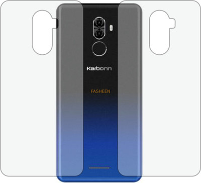 Fasheen Back Screen Guard for KARBONN PLATINUM P9 2018 (Matte Finish)(Pack of 2)