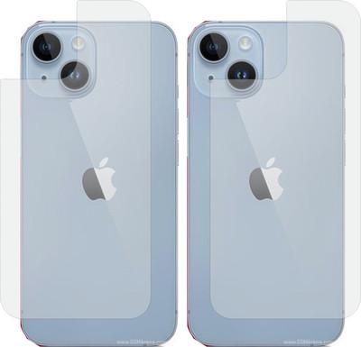 ZINGTEL Back Screen Guard for I PHONE 14 (Matte Finish)(Pack of 2)