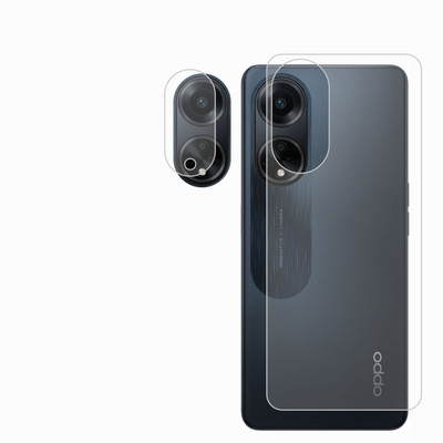 Vatsin Back Screen Guard for Oppo F23 5G, Oppo F23 [With Rear Camera Lens Guard](Pack of 2)