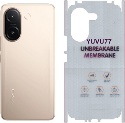 YUVUMCARE Back Screen Guard for Vivo V60E 5G, Membrane 360 coverage(Pack of 1)