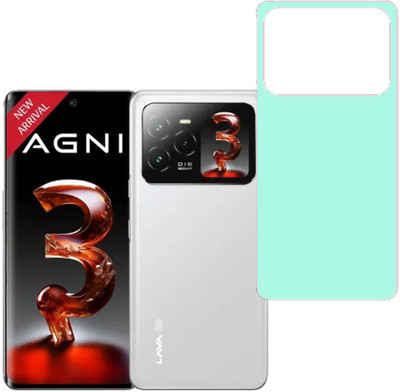 VAYUVAULT Back Screen Guard for Lava Agni 3 5G, Matt(Pack of 1)
