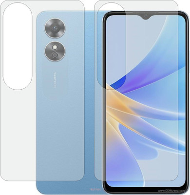 TELTREK Back Screen Guard for OPPO A17 CPH2477 (Matte Finish)(Pack of 2)