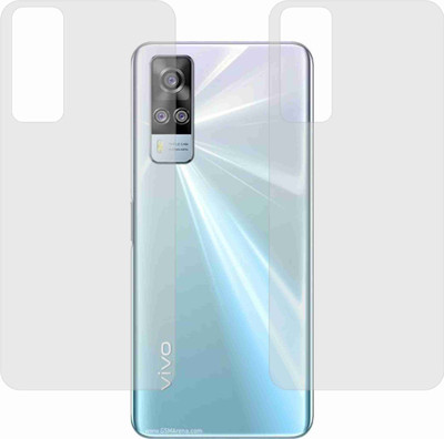 TELTREK Back Screen Guard for VIVO Y51 (2020 DECEMBER) (Matte Finish)(Pack of 2)