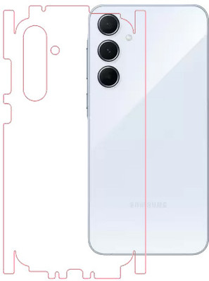HOBBYTRONICS Back Screen Guard for Samsung Galaxy A35 5G (Matte)(Pack of 1)