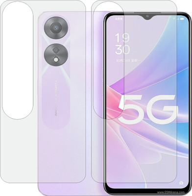 ZINGTEL Back Screen Guard for OPPO A58 (Matte Finish)(Pack of 2)