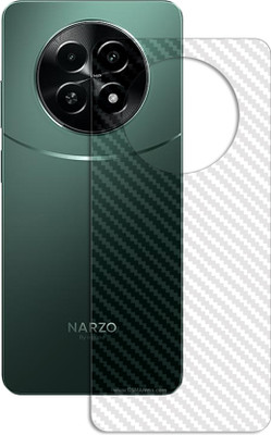 SOMTONE Back Screen Guard for Realme Narzo 70x Back CARBON FIBER SKIN(Pack of 1)