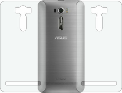 TELTREK Back Screen Guard for ASUS ZENFONE 2 LASER ZE601KL (Matte Finish)(Pack of 2)