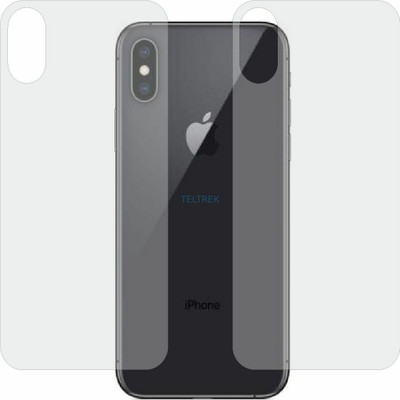 TELTREK Back Screen Guard for APPLE IPHONE XS (Matte Finish)(Pack of 2)