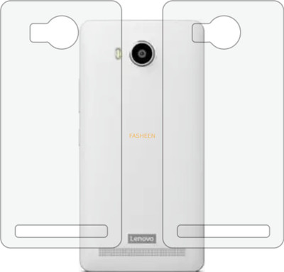 Fasheen Back Screen Guard for LENOVO A7700 16GB (Matte Finish)(Pack of 2)