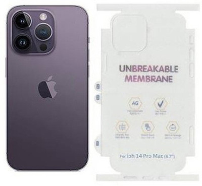yuvu77 Back Screen Guard for Apple iPhone 14 Pro Max, Matte Finish Back Membrane, 360 coverage(Pack of 1)