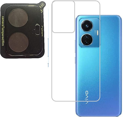 Tech Konnect Back Screen Guard for Vivo T1 44W Back Screenguard with Camera Lens Protector, Vivo T1 44W Back Guard with Camera Glass(Pack of 2)