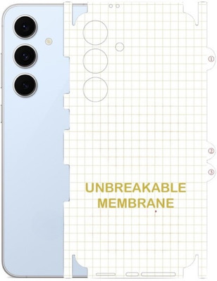 A3sprime Back Screen Guard for SAMSUNG Galaxy S24 FE 5G, |Edge to Edge Full Coverage Unbreakable Soft Transparent Back and Side Skin Protector|(Pack of 1)