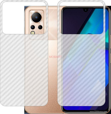 MOBART Back Screen Guard for INFINIX X663 (3D Carbon Fiber Finish)(Pack of 2)