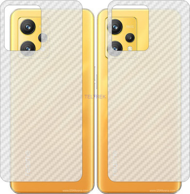 TELTREK Back Screen Guard for REALME 9 RMX3521 (3D Carbon Fiber Finish)(Pack of 2)