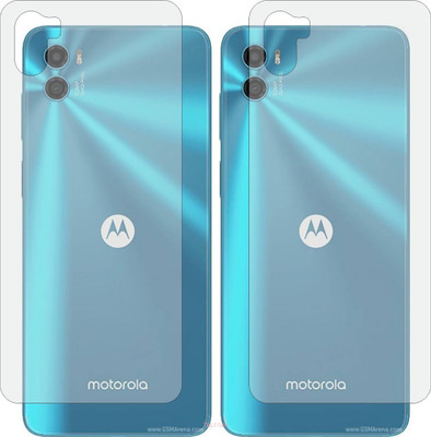 TELTREK Back Screen Guard for MOTOROLA MOTO E32 INDIA (Matte Finish)(Pack of 2)