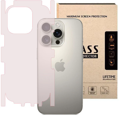 HOBBYTRONICS Back Screen Guard for iphone 16 pro, IPHONE 16 PRO(Pack of 1)