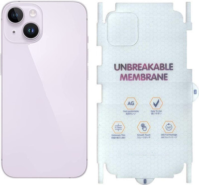 ONCRAVES Back Screen Guard for Apple iPhone 14 Plus | Matte Unbreakable Membrane.(Pack of 1)