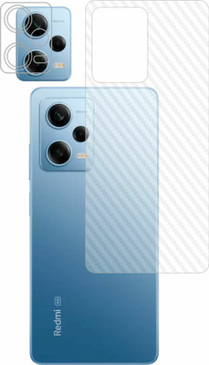 Vatsin Back Screen Guard for Redmi Note 12 5G, Redmi Note 12 5G [Back Carbon Fiber] [Rear Camera Lens Guard](Pack of 2)