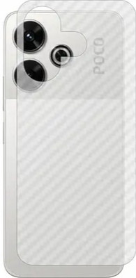 MUTAALI Back Screen Guard for Xiaomi Poco M6 4G Back Carbon Fiber Skin with camera lens(Pack of 1)