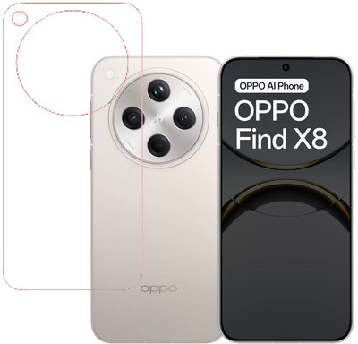 SPRITZEN Back Screen Guard for Oppo Find X8 5G, Clear(Pack of 1)