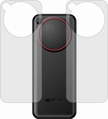 TELTREK Back Screen Guard for MICROMAX X752 (Matte Finish)(Pack of 2)