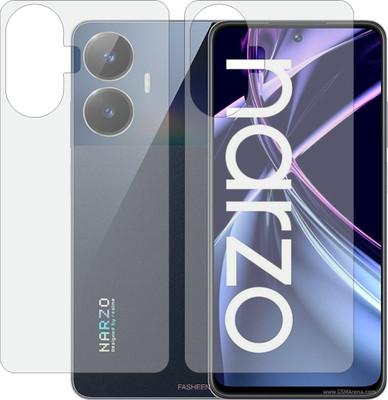 Fasheen Back Screen Guard for REALME NARZO N 55 (Matte Finish)(Pack of 2)