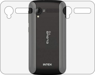 TELTREK Back Screen Guard for INTEX CLOUD Y12(Pack of 2)