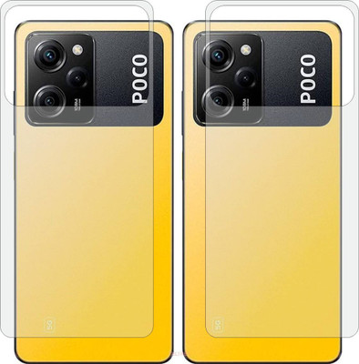 TELTREK Back Screen Guard for POCO X5 PRO 22101320I (Matte Finish)(Pack of 2)