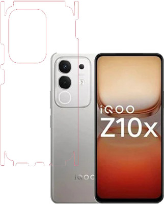 VAYUVAULT Back Screen Guard for IQOO Z10X 5G, Back Screen Guard Glossy finish, Back Screen Guard Glossy finish With side(Pack of 1)