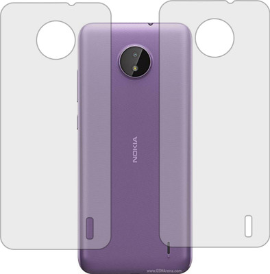 TELTREK Back Screen Guard for NOKIA C10 TA1342 (Matte Finish)(Pack of 2)
