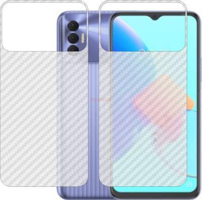 Fasheen Back Screen Guard for TECNO SPARK 9T INDIA (3D Carbon Fiber Finish)(Pack of 2)