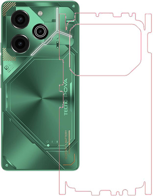 HOBBYTRONICS Back Screen Guard for Tecno Pova 6 Pro 5G, Tecno Pova 6 Pro(Pack of 1)