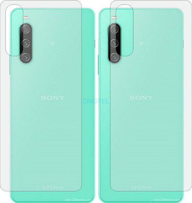 ZINGTEL Back Screen Guard for SONY XPERIA 10 IV (Matte Finish)(Pack of 2)