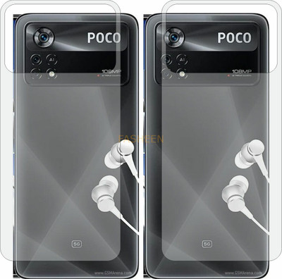 Fasheen Back Screen Guard for XIAOMI POCO X4 PRO 5G (Matte Finish)(Pack of 2)