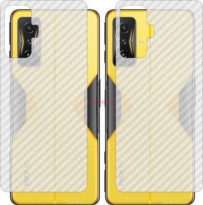Fasheen Back Screen Guard for MI POCO F4 GT (3D Carbon Fiber Finish)(Pack of 2)