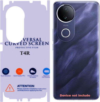 Shreejee Back Screen Guard for VIVO T4R 5g back MEMBRANE glossy with 360 covrege back and side full back panel protector(Pack of 1)