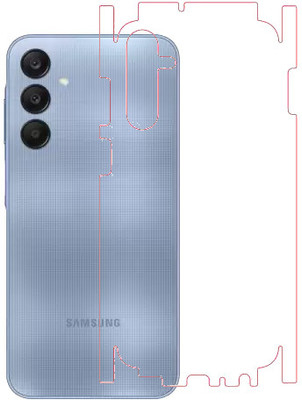 HOBBYTRONICS Back Screen Guard for Samsung A25(Pack of 1)