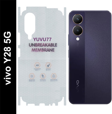 yuvu77 Back Screen Guard for VIVO vivo Y28 5G, Membrane with 360 coverage(Pack of 1)