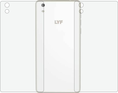 TELTREK Back Screen Guard for LYF WATER 1 (Matte Finish)(Pack of 2)