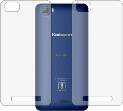 Fasheen Back Screen Guard for KARBONN AURA POWER (Matte Finish)(Pack of 2)