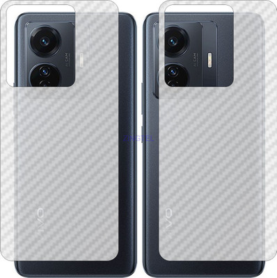 ZINGTEL Back Screen Guard for VIVO T1 PRO (3D Carbon Fiber Finish)(Pack of 2)