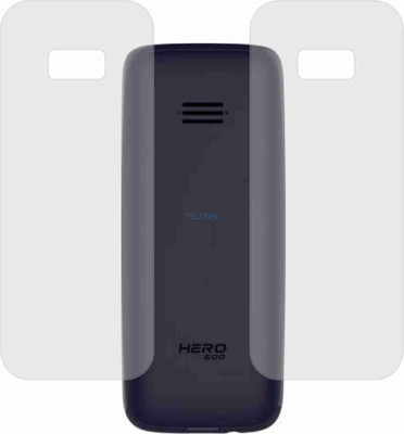 TELTREK Back Screen Guard for LAVA HERO 600 (Matte Finish)(Pack of 2)