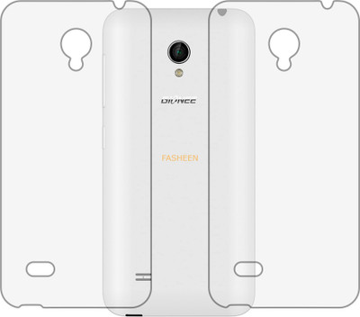 Fasheen Back Screen Guard for GIONEE P3S (Matte Finish)(Pack of 2)
