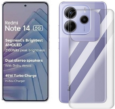 BRENZZ Back Screen Guard for REDMI Note 14 5G(Pack of 1)