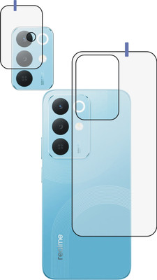 DESIBUZZ Back Tempered Glass for realme 15x 5G with camera lens protectors(Pack of 2)