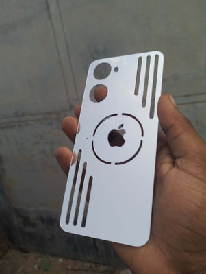 MOKPLZ VIVO Y28E 5G SILVER MIRROR BACK PANNEL Mobile Skin(Silver)