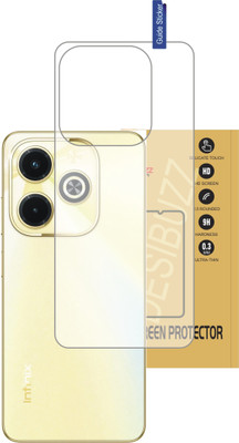 DESIBUZZ Back Tempered Glass for Infinix HOT 40i(Pack of 1)